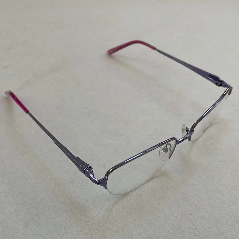 NWT Lido West Tiara Purple Metal Eyeglass Frame
